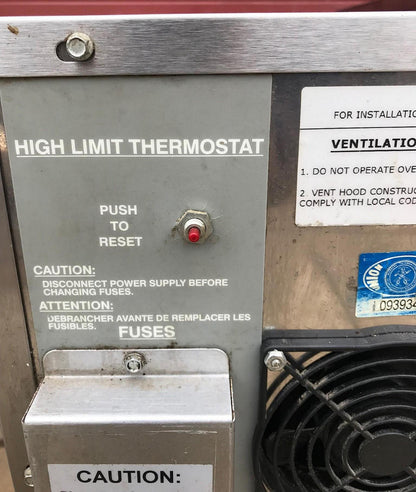 LINCOLN IMPINGER Model 1116 NATURAL GAS 120 VOLT CONVEYOR PIZZA OVEN WATCH VIDEO