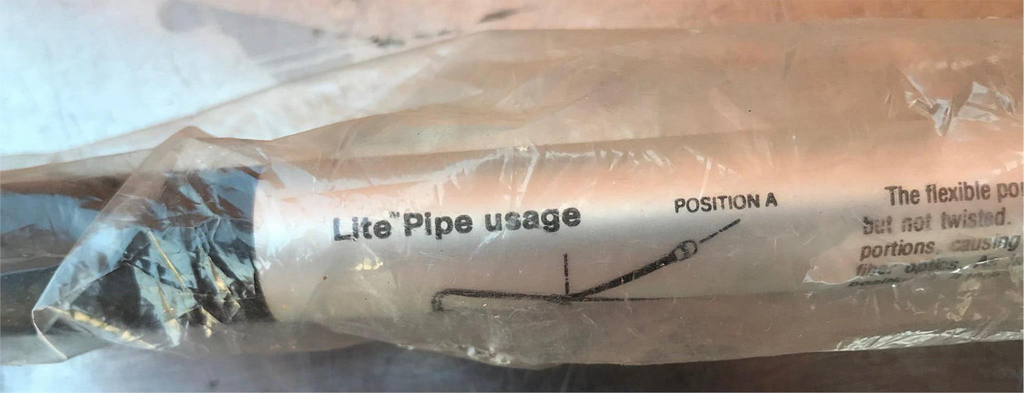 WELCH ALLYN 48830 EXAM LITE BOX TUBE 48200 LIGHT PIPE FIBER OPTIC WATCH VIDEO