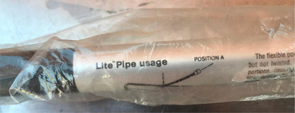 WELCH ALLYN 48830 EXAM LITE BOX TUBE 48200 LIGHT PIPE FIBER OPTIC WATCH VIDEO