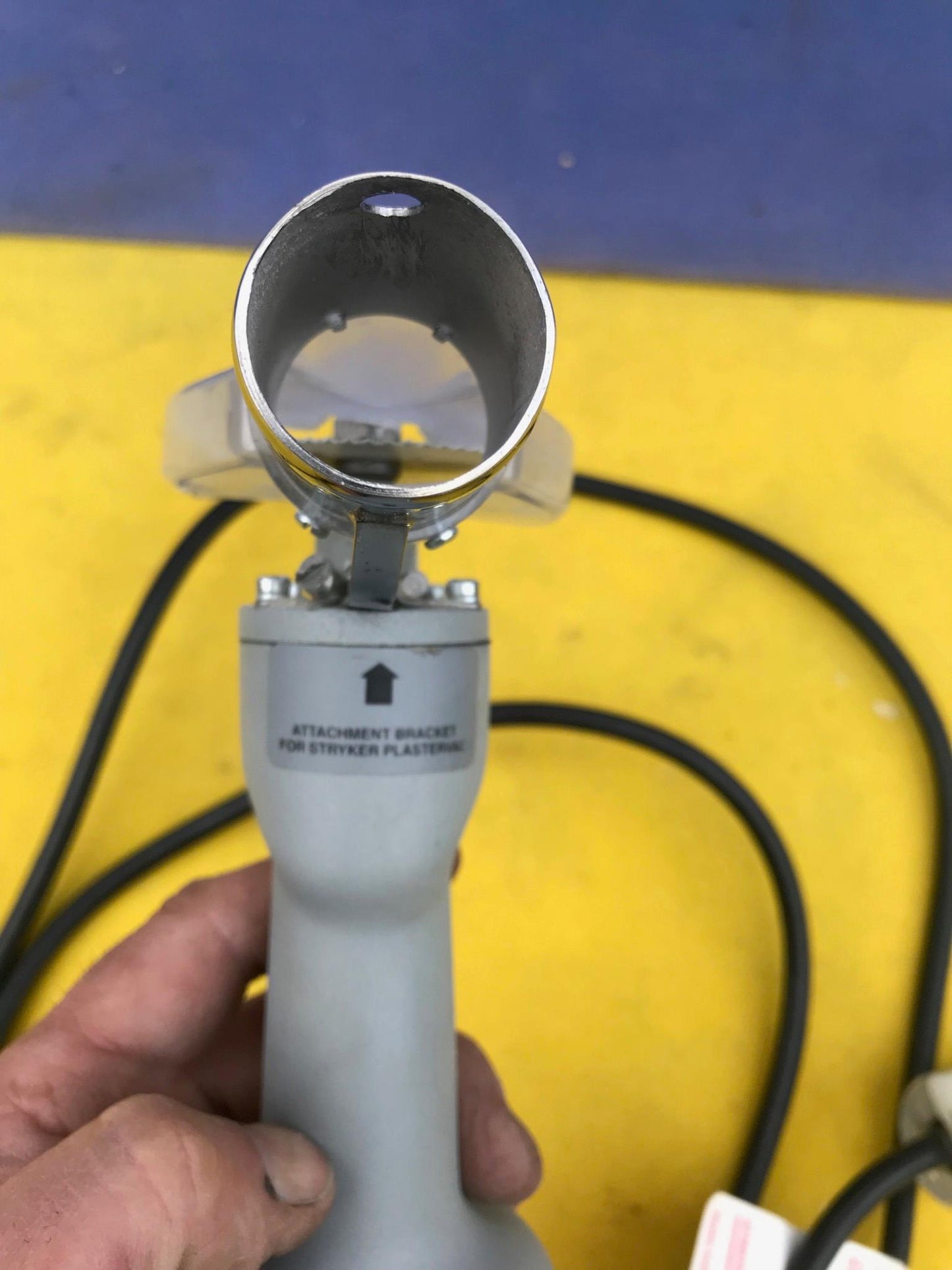 STRYKER 848 CAST SAW CUTTER AUTOPSY INCLUDES BLADE & VAC ADAPTOR WATCH VIDEO