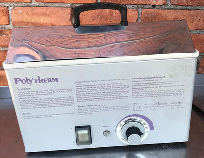 POLYTHERM TYPE PY-1 4 LITER HEATED WATER BATH with LID 90DAYWARRANTY FREE SHIP
