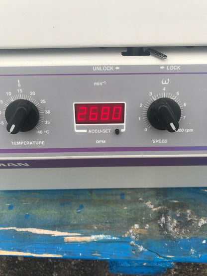 ALLEGRA 6-R REFRIGERATED CENTRIFUGE & GH-3.8 ROTOR BUCKETS WATCH VIDEO FREE SHIP