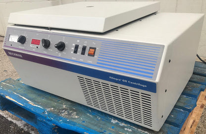 ALLEGRA 6-R REFRIGERATED CENTRIFUGE & GH-3.8 ROTOR BUCKETS WATCH VIDEO FREE SHIP