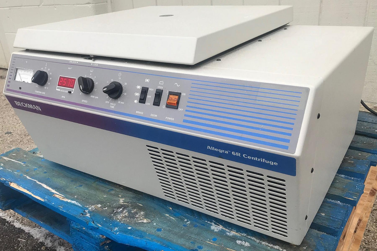 ALLEGRA 6-R REFRIGERATED CENTRIFUGE & GH-3.8 ROTOR BUCKETS WATCH VIDEO FREE SHIP