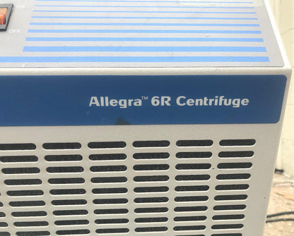 ALLEGRA 6-R REFRIGERATED CENTRIFUGE & GH-3.8 ROTOR BUCKETS WATCH VIDEO FREE SHIP