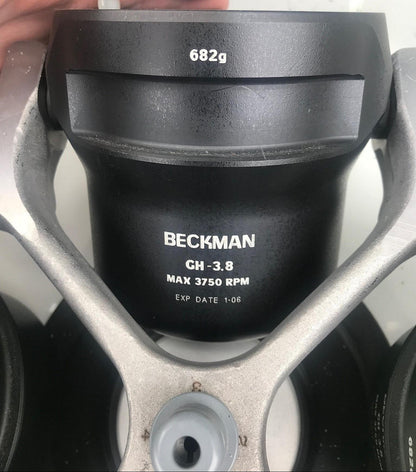 ALLEGRA 6-R REFRIGERATED CENTRIFUGE & GH-3.8 ROTOR BUCKETS WATCH VIDEO FREE SHIP