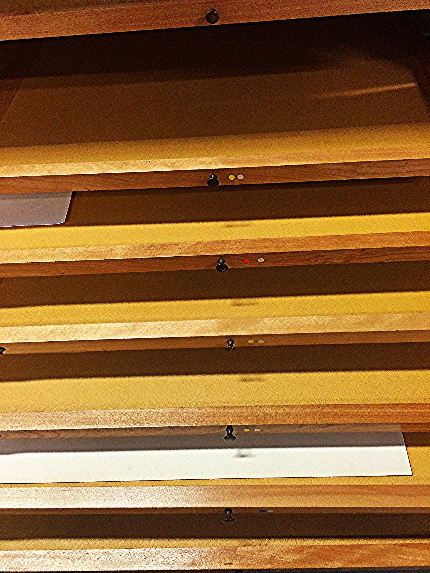 Vintage RARE SOLID OAK MAP FILE w DOORS BRASS FIXTURES 32 DEEP x 42 WID x 58 HI