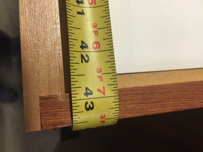 Vintage RARE SOLID OAK MAP FILE w DOORS BRASS FIXTURES 32 DEEP x 42 WID x 58 HI