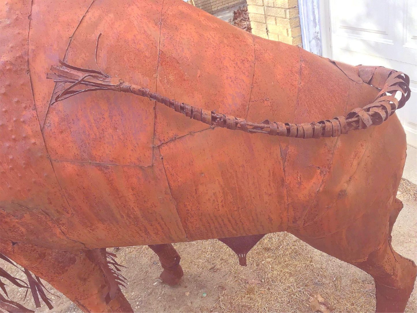 UNIVERSITY COLORADO RALPHIE? HUGE BISON METAL SCULPTURE 61" x 73" x 21" FREESHIP