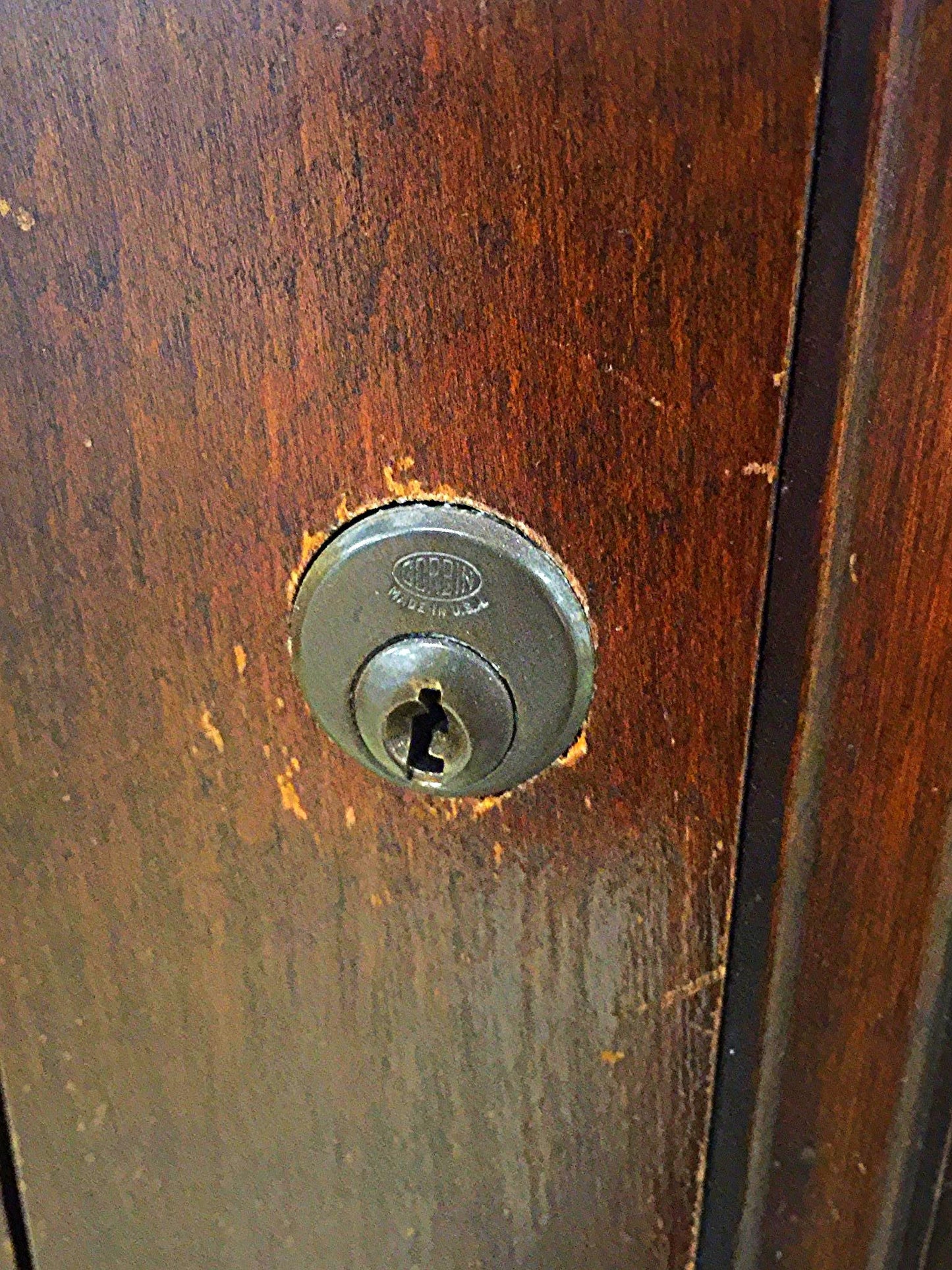 Vintage RARE SOLID OAK MAP FILE w DOORS BRASS FIXTURES 32 DEEP x 42 WID x 58 HI