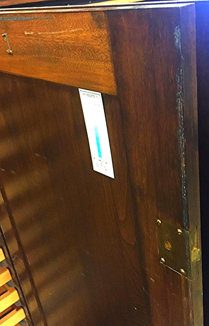 Vintage RARE SOLID OAK MAP FILE w DOORS BRASS FIXTURES 32 DEEP x 42 WID x 58 HI