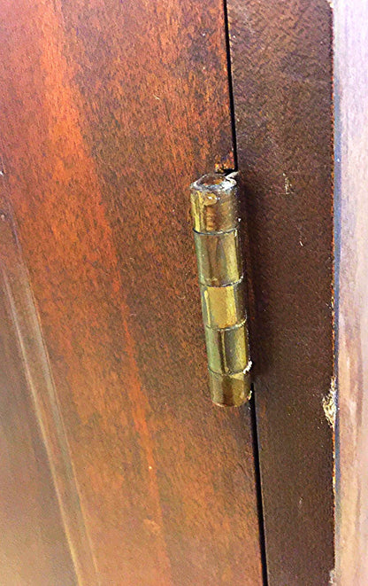 Vintage RARE SOLID OAK MAP FILE w DOORS BRASS FIXTURES 32 DEEP x 42 WID x 58 HI