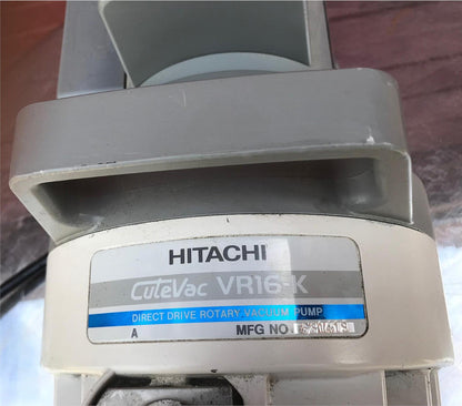 HITACHI CUTEVAC VR16-K VACUUM PUMP 100% WORKING WATCH VIDEO FREE SHIP