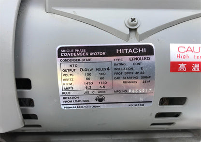 HITACHI CUTEVAC VR16-K VACUUM PUMP 100% WORKING WATCH VIDEO FREE SHIP