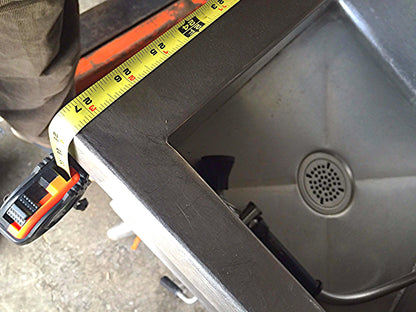 ELKAY 3 BOWL WASH RINSE SANITIZE STEEL COMMERCIALSINK 57w X 27.5d X 36"h FAUCET