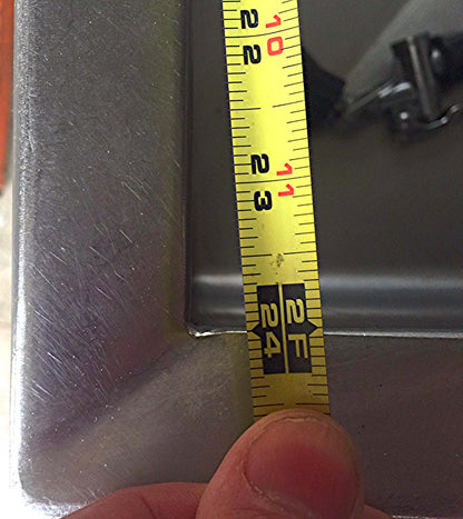 ELKAY 3 BOWL WASH RINSE SANITIZE STEEL COMMERCIALSINK 57w X 27.5d X 36"h FAUCET