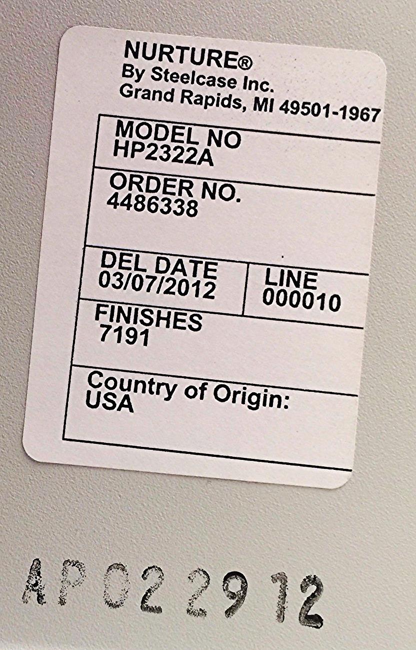 STEELCASE NURTURE HP2322a MEDICAL ADJUSTABLE CART & WORKTOOL