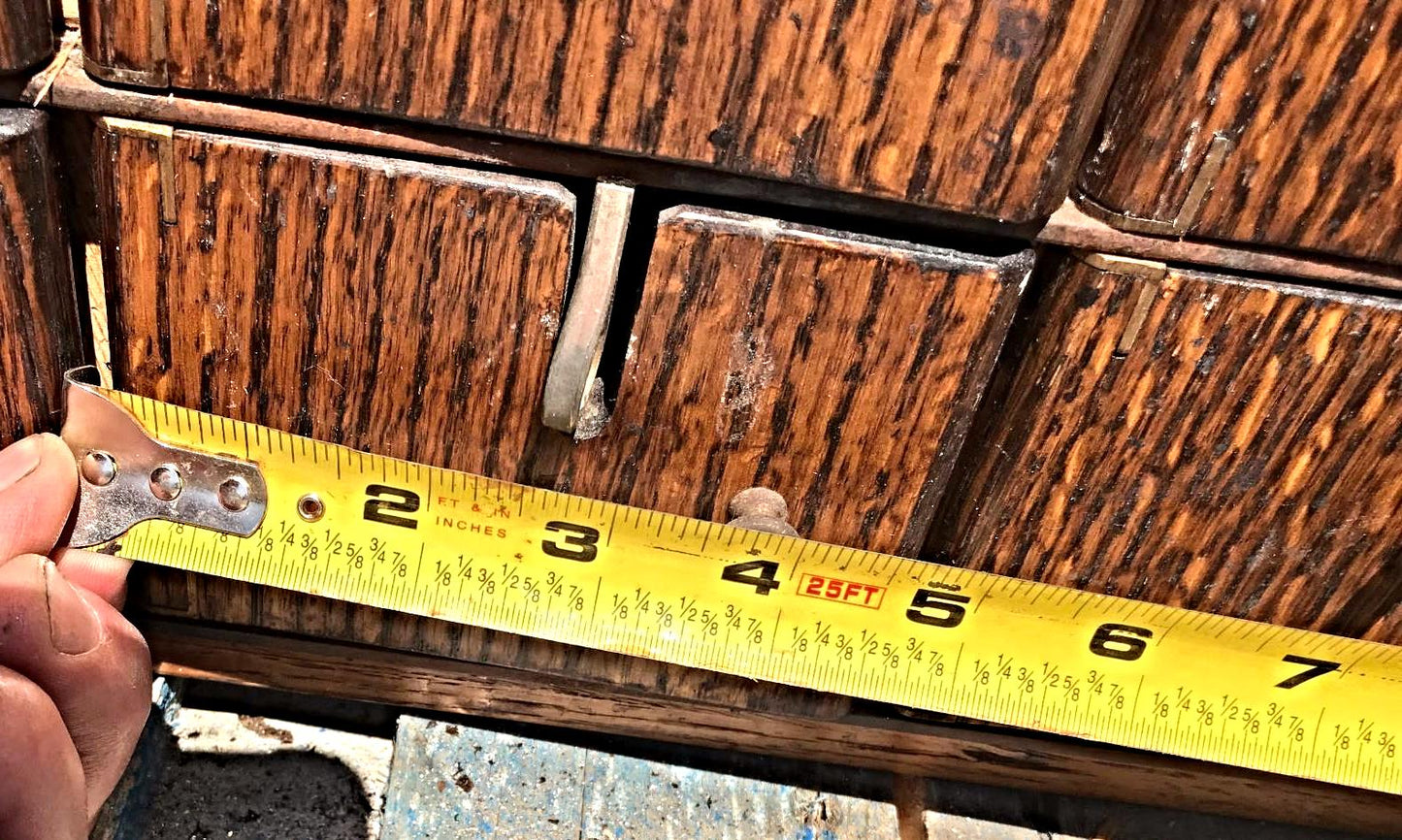 RARE 1940s VINTAGE OAK 88 CUBICLE MAILBOX 53Hx45Wx36D WineCabinet wBASE FREESHIP