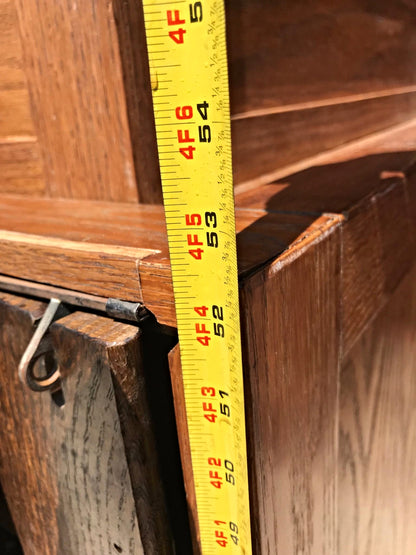 RARE 1940s VINTAGE OAK 88 CUBICLE MAILBOX 53Hx45Wx36D WineCabinet wBASE FREESHIP