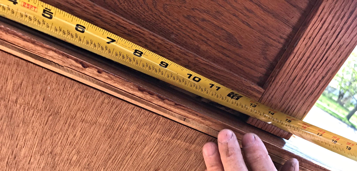 RARE 1940s VINTAGE OAK 88 CUBICLE MAILBOX 53Hx45Wx36D WineCabinet wBASE FREESHIP