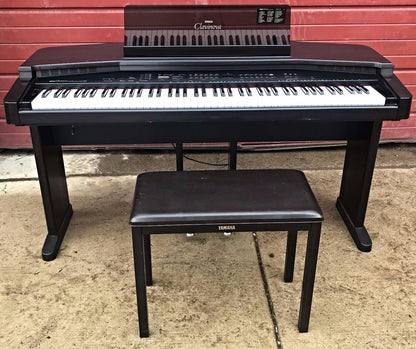 YAMAHA CLAVINOVA CVP-35 DIGITAL PIANO ORIGINAL BENCH FREE SHIPPING WATCH VIDEO