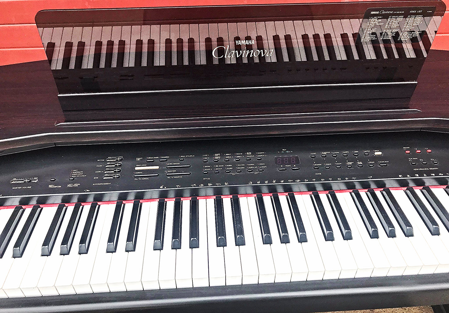 YAMAHA CLAVINOVA CVP-35 DIGITAL PIANO ORIGINAL BENCH FREE SHIPPING WATCH VIDEO
