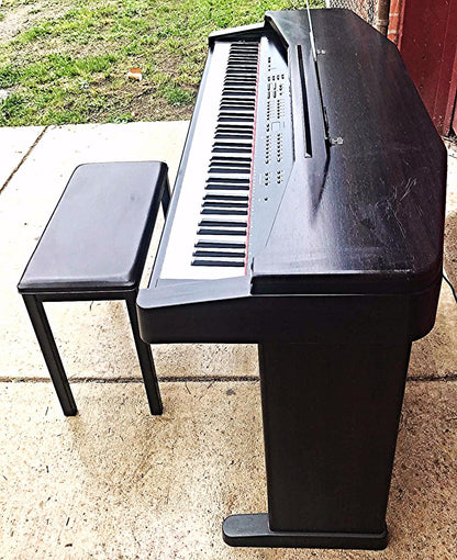 YAMAHA CLAVINOVA CVP-35 DIGITAL PIANO ORIGINAL BENCH FREE SHIPPING WATCH VIDEO