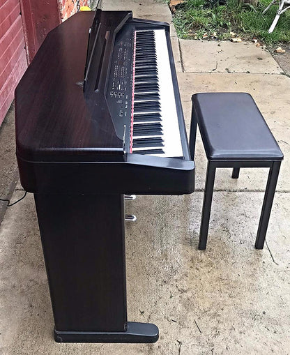 YAMAHA CLAVINOVA CVP-35 DIGITAL PIANO ORIGINAL BENCH FREE SHIPPING WATCH VIDEO