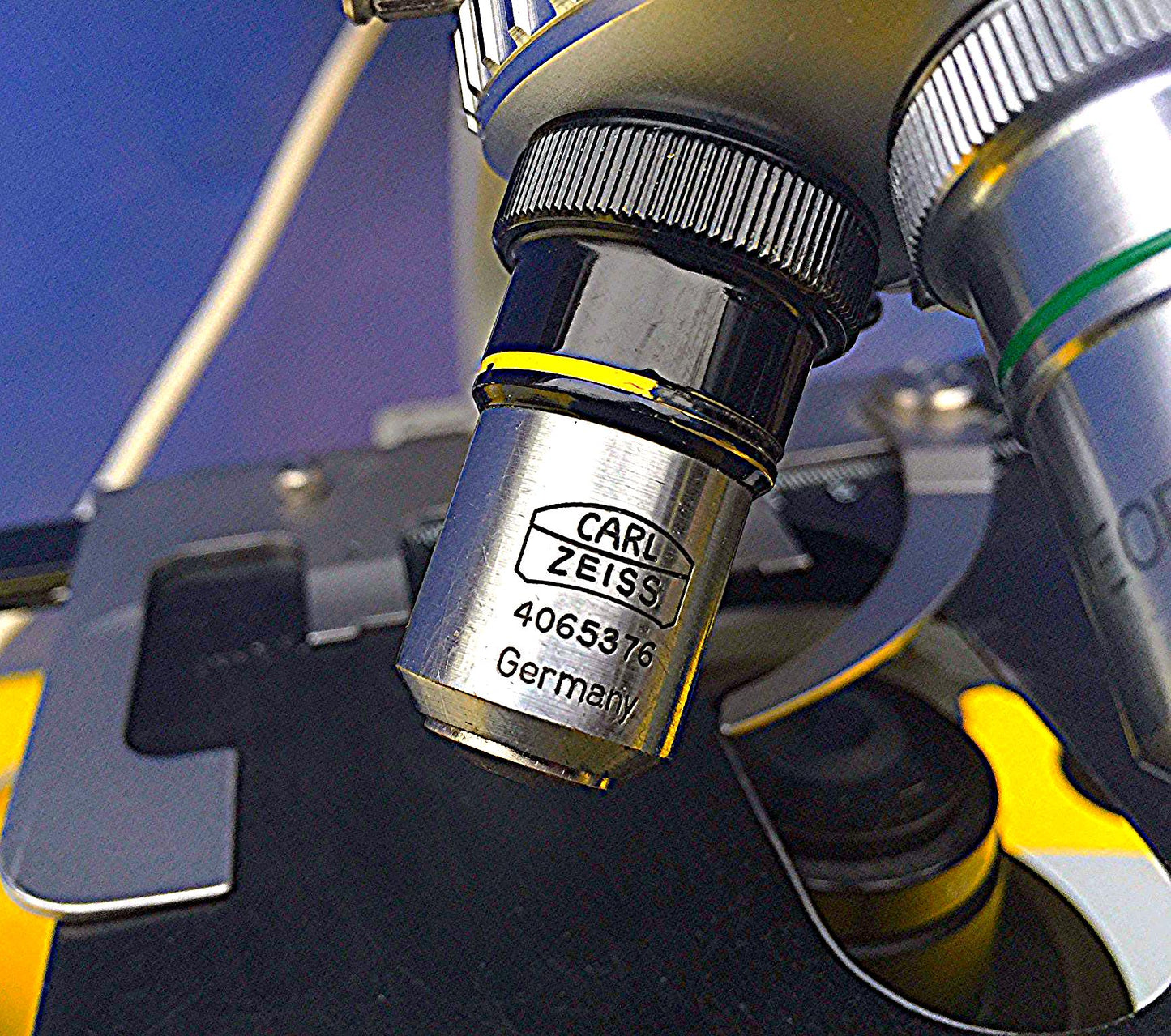 ZEISS FLUORESCENT FLUORESCENCE INSPECTION MICROSCOPE 3 OBJECTIVES WORKSPERFECTLY
