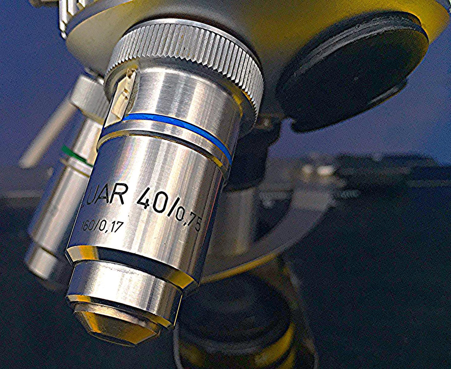 ZEISS FLUORESCENT FLUORESCENCE INSPECTION MICROSCOPE 3 OBJECTIVES WORKSPERFECTLY