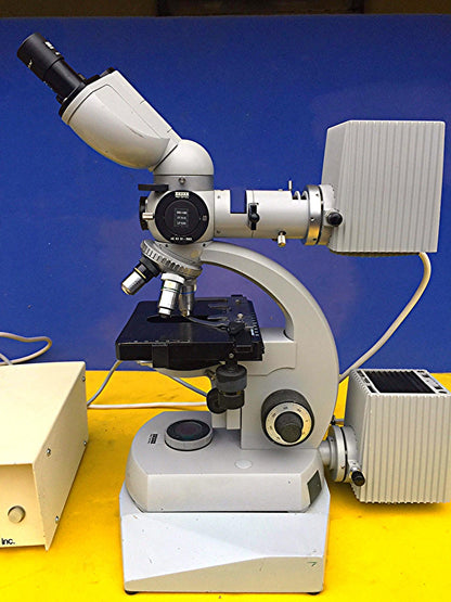 ZEISS FLUORESCENT FLUORESCENCE INSPECTION MICROSCOPE 3 OBJECTIVES WORKSPERFECTLY