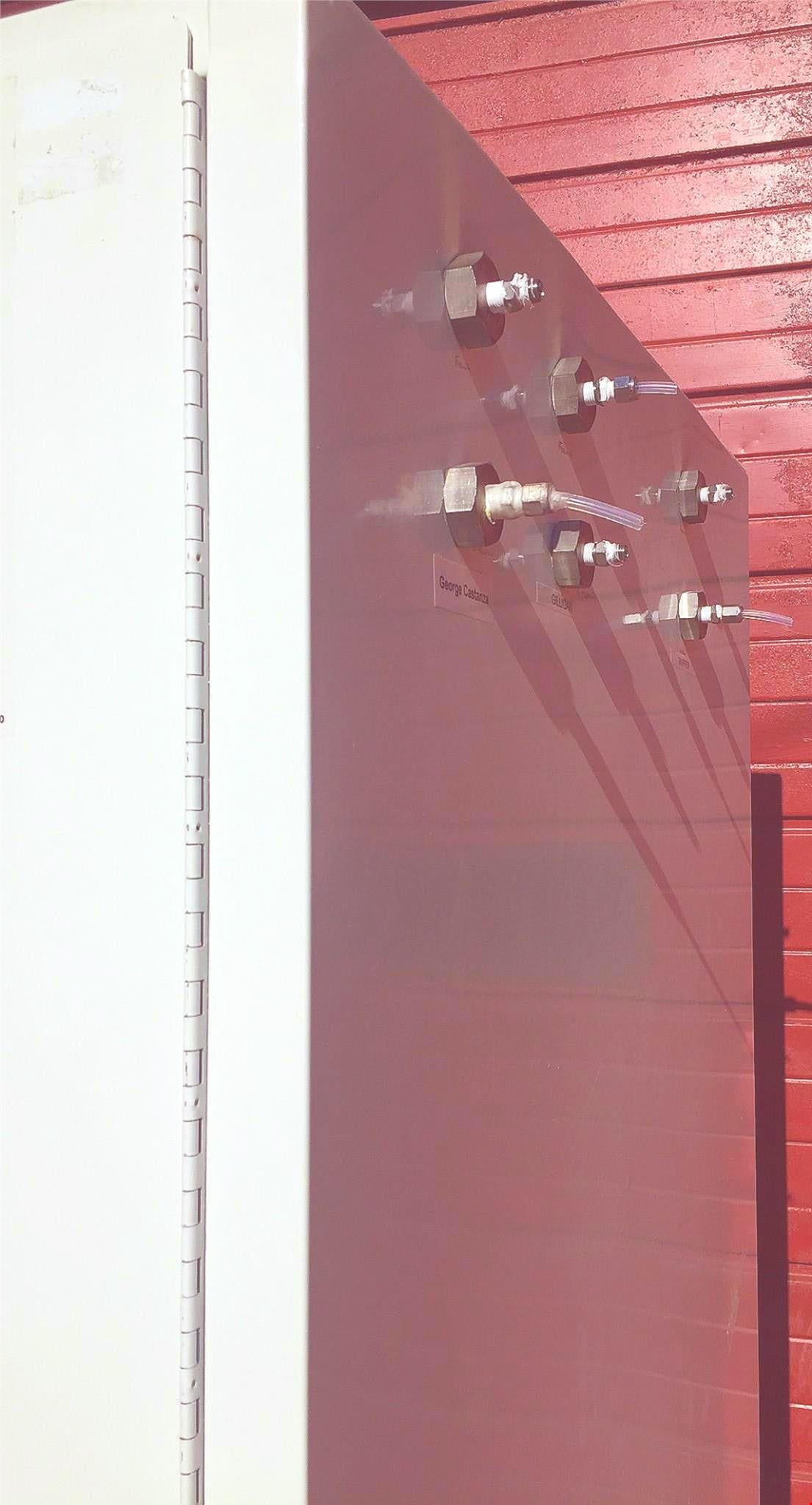 100 Liter JUSTRITE INFLAMMABLE SURE GRIP CABINET PASS THROUGH VALVE FREE SHIP