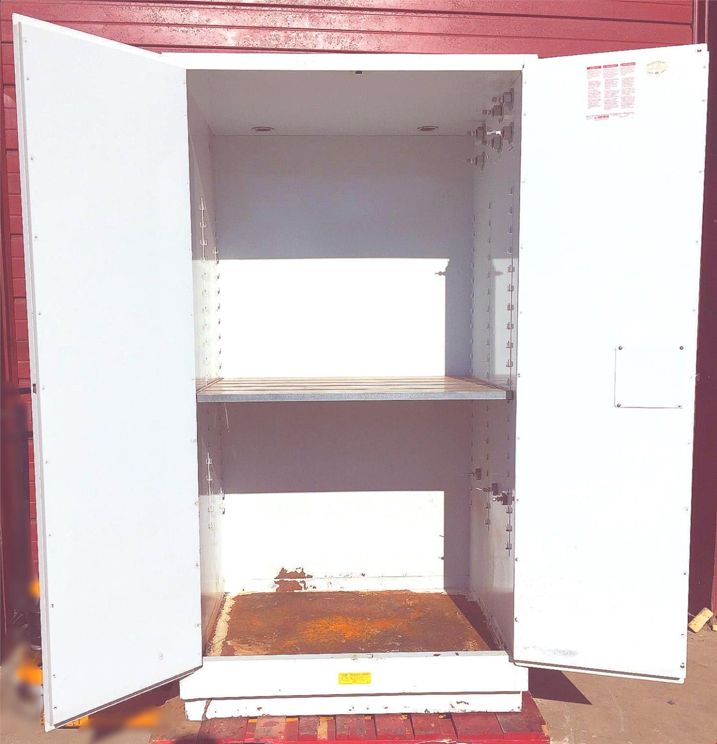 GAS FIRE PROTECTION CABINET Hitachi VACUUM PUMP 100% WORKING WATCH VIDEO