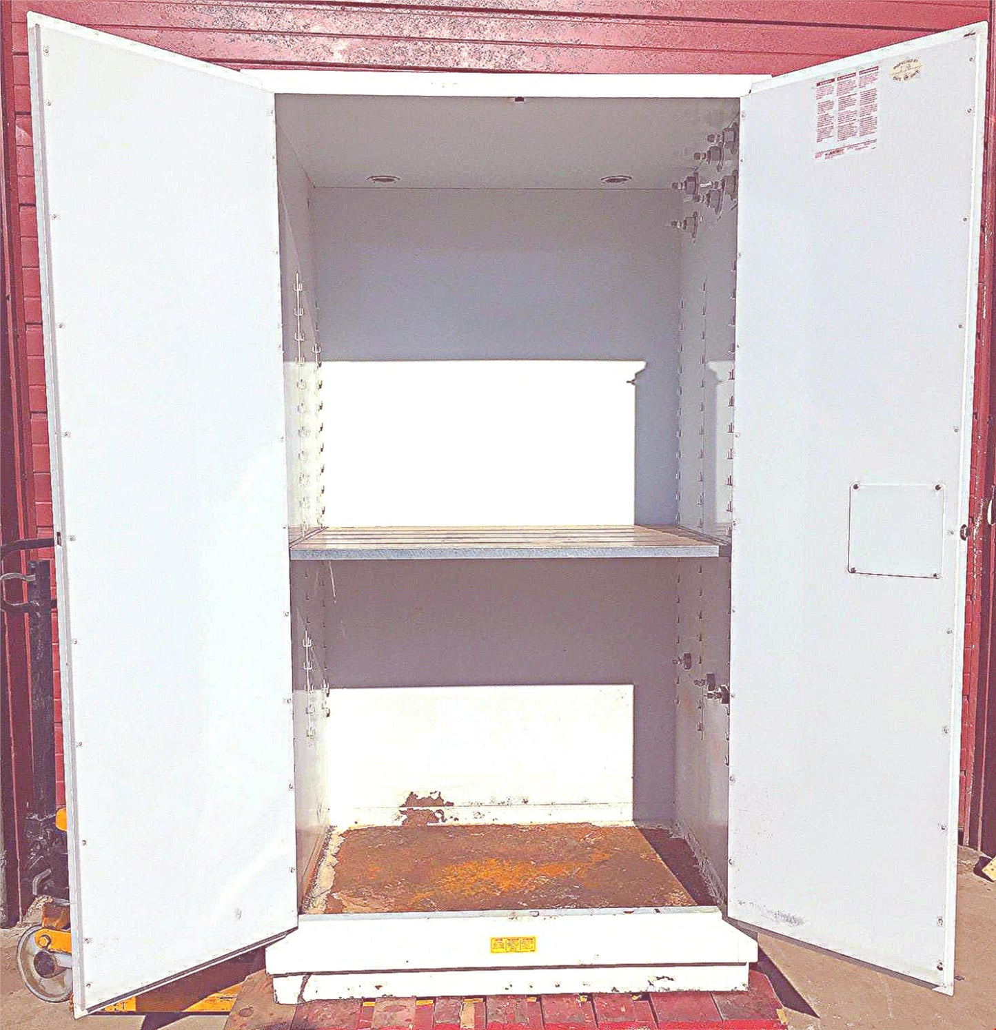 GAS FIRE PROTECTION CABINET Hitachi VACUUM PUMP 100% WORKING WATCH VIDEO