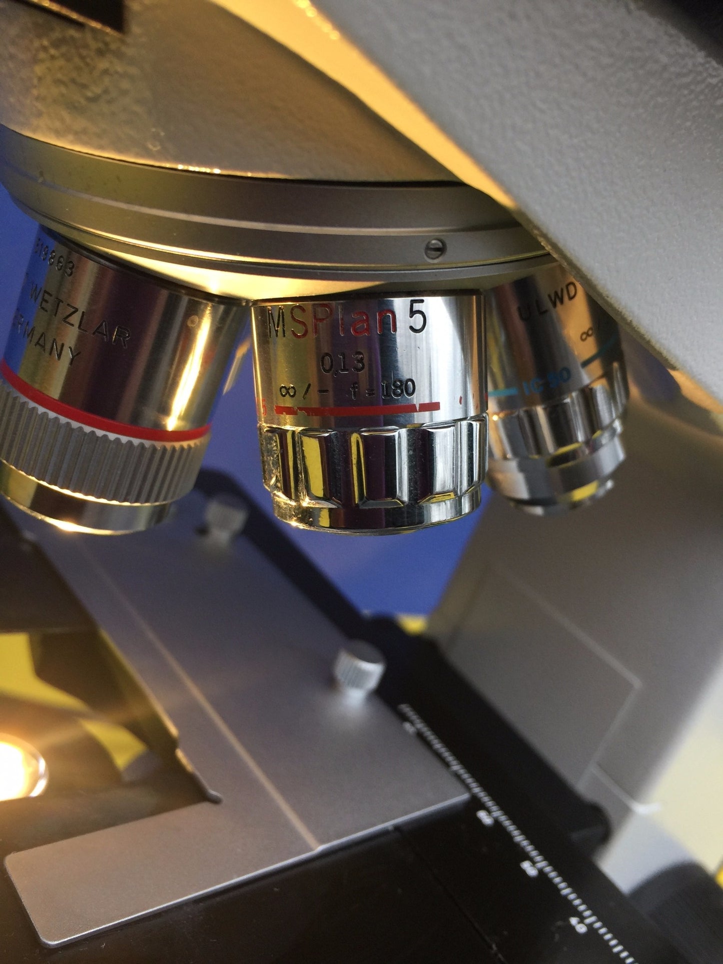 LEICA LEITZ LABORLUX S INSPECTION WILD BINOCULAR MICROSCOPE 5OBJECTIVES FREESHIP