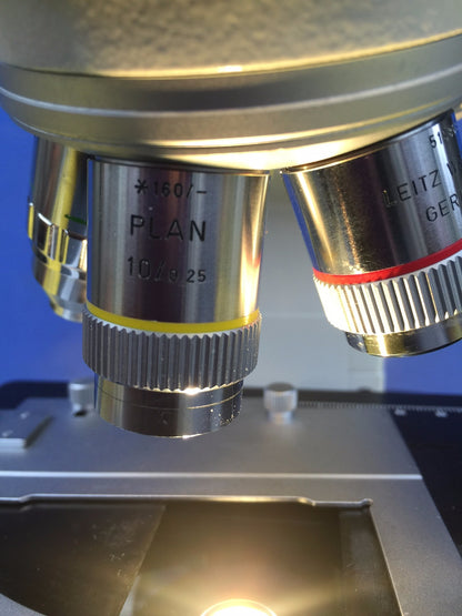 LEICA LEITZ LABORLUX S INSPECTION WILD BINOCULAR MICROSCOPE 5OBJECTIVES FREESHIP