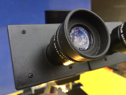 LEICA LEITZ LABORLUX S INSPECTION WILD BINOCULAR MICROSCOPE 5OBJECTIVES FREESHIP