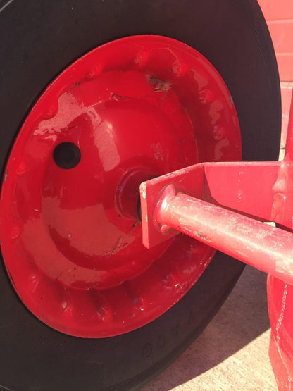 AMEREX MODEL450 NITROGEN CYLINDER ABC DRY CHEMICAL FIRE EXTINGUISHER ON WHEELS