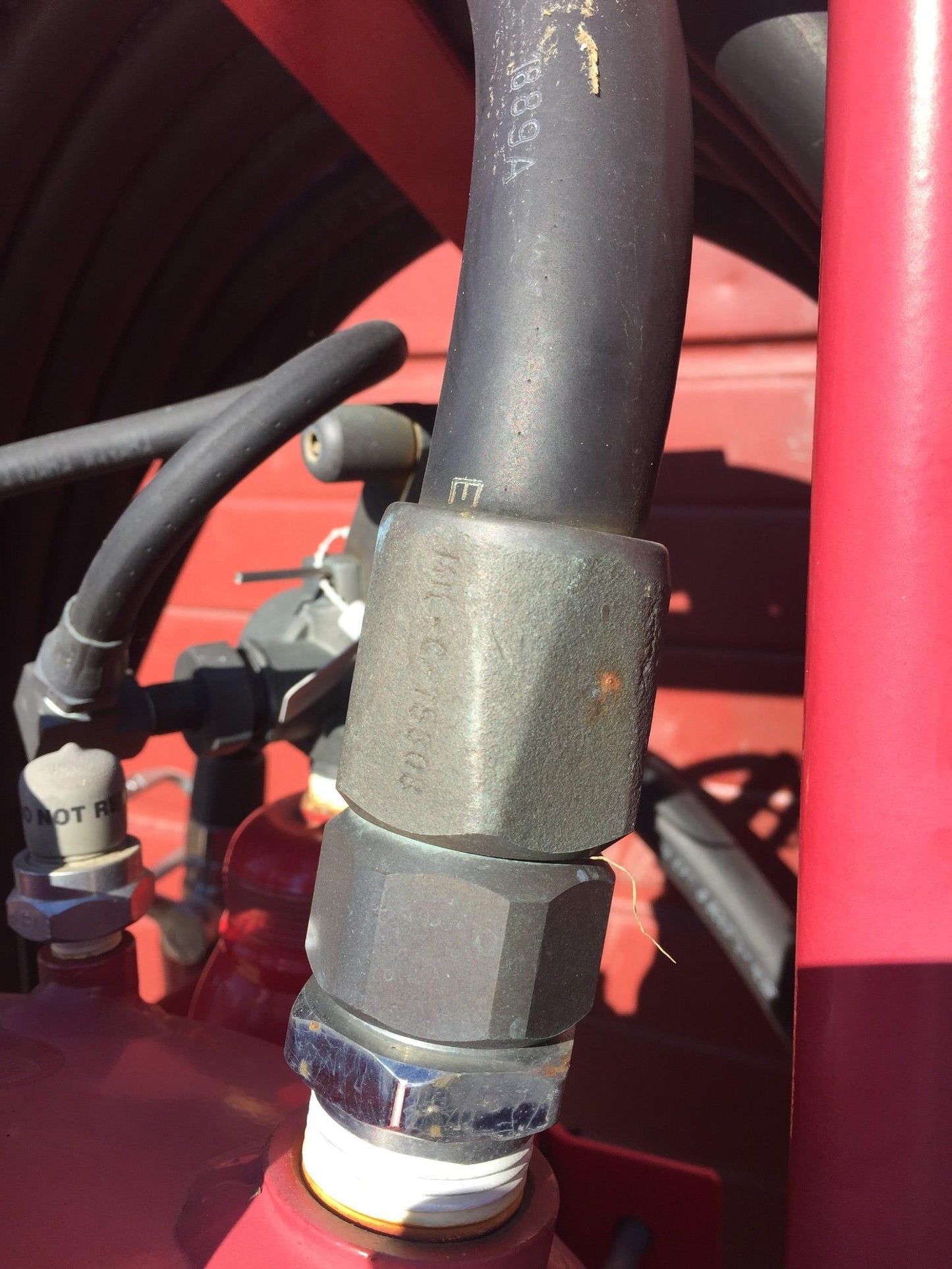 AMEREX MODEL450 NITROGEN CYLINDER ABC DRY CHEMICAL FIRE EXTINGUISHER ON WHEELS