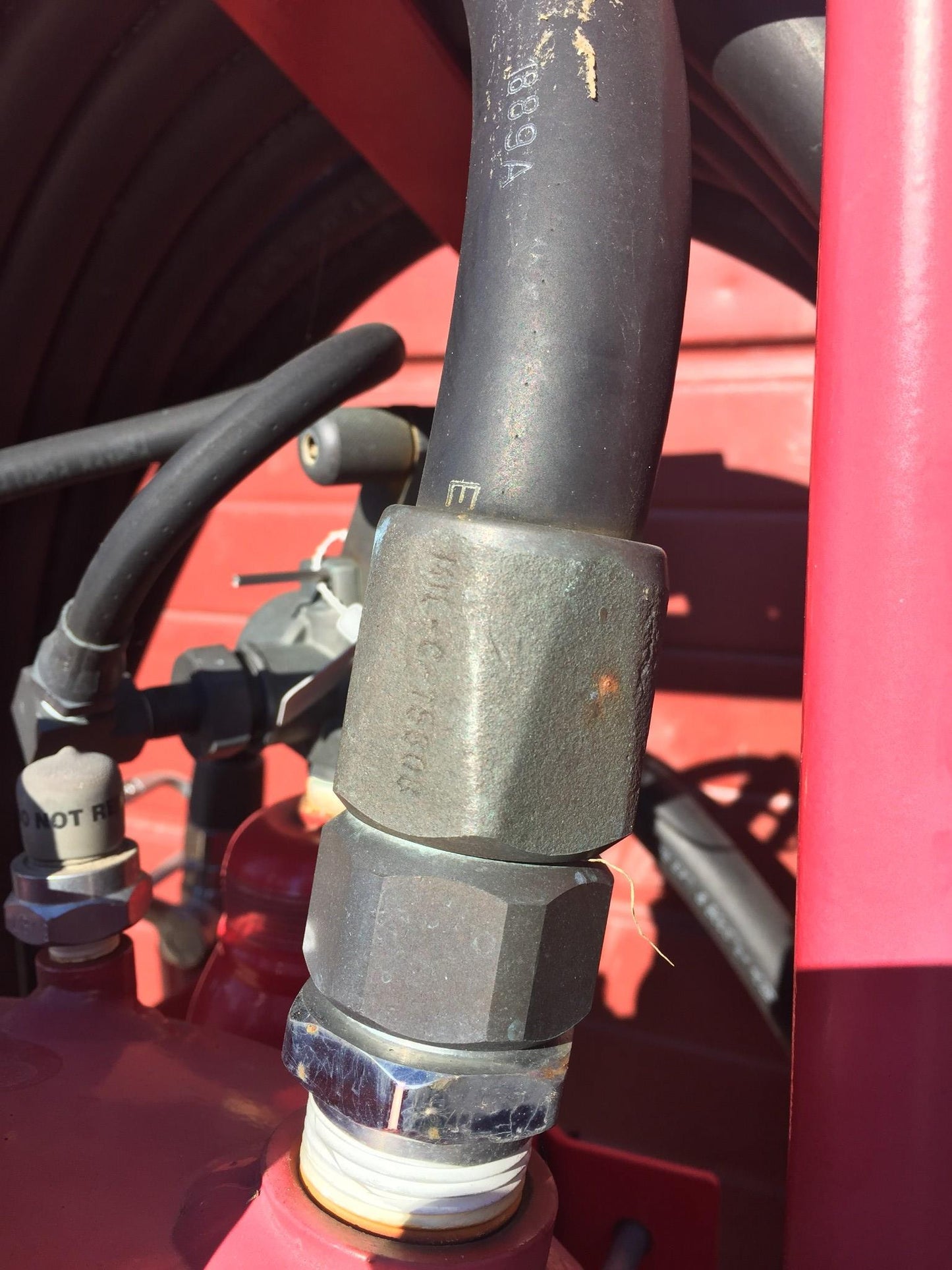 AMEREX MODEL450 NITROGEN CYLINDER ABC DRY CHEMICAL FIRE EXTINGUISHER ON WHEELS