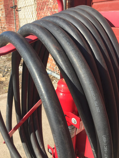 AMEREX MODEL450 NITROGEN CYLINDER ABC DRY CHEMICAL FIRE EXTINGUISHER ON WHEELS