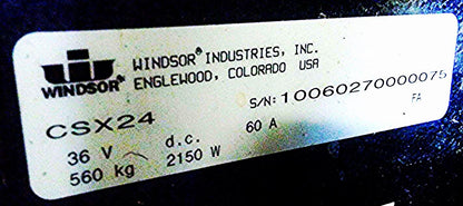 TENNANT CSX24 WINDSOR CHARIOT 24 RIDE ON FLOOR iSCRUB AUTO SCRUBBER WATCH VIDEO