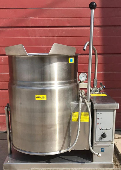 CLEVELAND KGT-12-T NATURAL GAS KETTLE POWERS ON WATCH VIDEO / FREE BUSINESS SHIP