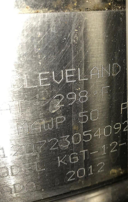 CLEVELAND KGT-12-T NATURAL GAS KETTLE POWERS ON WATCH VIDEO / FREE BUSINESS SHIP