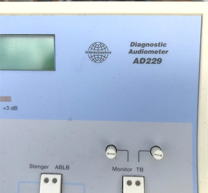 INTERACOUSTICS AT235 AUDIOMETER w/ PROBE & AD229 SOUND CHAMBER BOOTH WATCH VIDEO