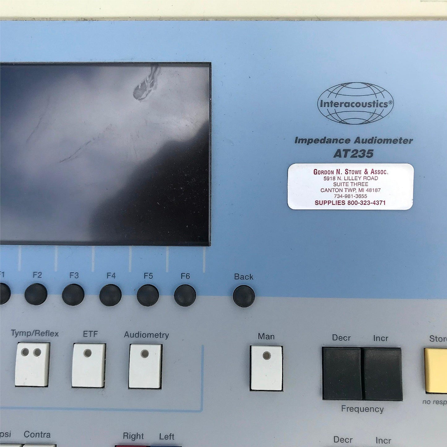 INTERACOUSTICS AT235 AUDIOMETER w/ PROBE & AD229 SOUND CHAMBER BOOTH WATCH VIDEO