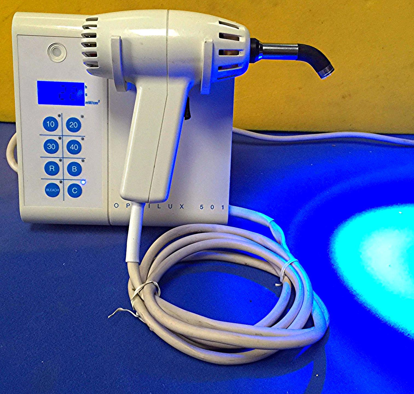 KERR OPTILUX 501 HALOGEN DENTAL CURING LIGHT PERFECT WORKING CONDITION