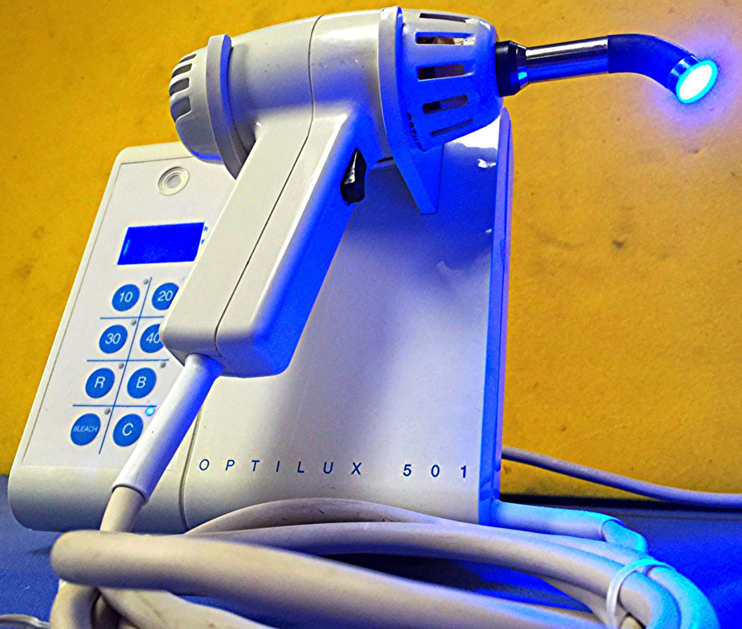 KERR OPTILUX 501 HALOGEN DENTAL CURING LIGHT PERFECT WORKING CONDITION