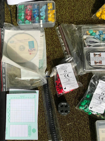 INTERACOUSTICS AT235 AUDIOMETER w/ PROBE & AD229 SOUND CHAMBER BOOTH WATCH VIDEO
