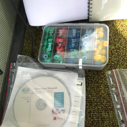 INTERACOUSTICS AT235 AUDIOMETER w/ PROBE & AD229 SOUND CHAMBER BOOTH WATCH VIDEO